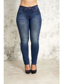Studio Blå Carmen denim jeans med lang benlængde 